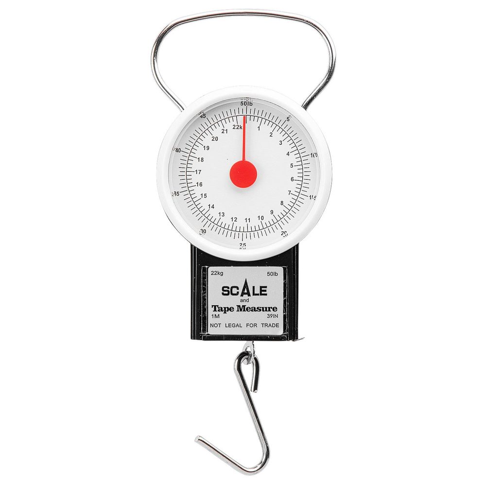 50 Lb. Dial Scale With Tape Measure | Tackle Boxes, Bait & Accessories Fishing Eagle Claw