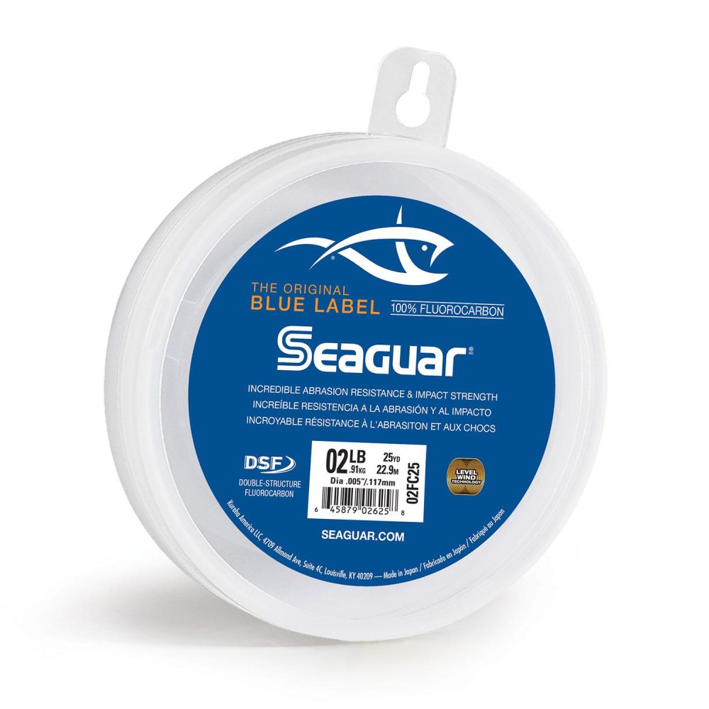 Blue 2 Lb. Fluorocarbon Leader Line | Tackle Boxes, Bait & Accessories Fishing Seaguar