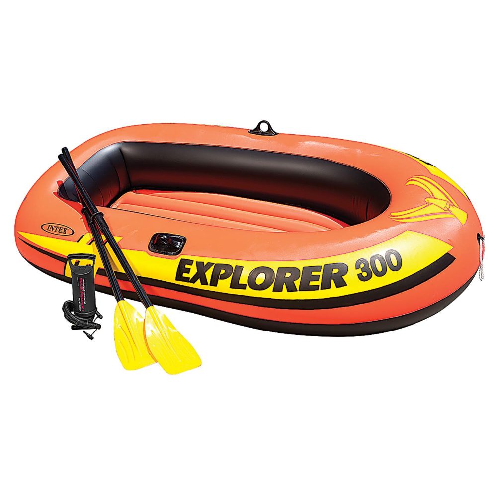 Explorer 300 3-Person Inflatable Boat Set | Boats & Kayaks Boats & Kayaks Boats & Kayaks